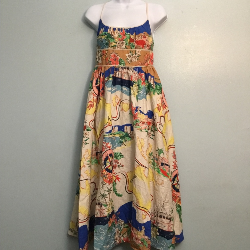 Christian Lacroix Multi-Color Printed Sundress - Picture 10 of 16